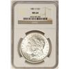 Image 1 : 1881-S $1 Morgan Silver Dollar Coin NGC MS64