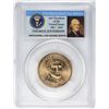 Image 2 : 2007 $1 Thomas Jefferson Presidential Coin Missing Edge Lettering Mint Error PCGS MS66