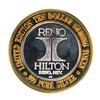 Image 2 : .999 Silver Hilton Reno, Nevada $10 Casino Limited Edition Gaming Token