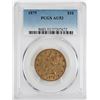 Image 1 : 1879 $10 Liberty Head Eagle Gold Coin PCGS AU53