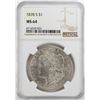 Image 1 : 1878-S $1 Morgan Silver Dollar Coin NGC MS64