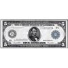 Image 1 : 1914 $5 Federal Reserve Note San Francisco