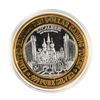 Image 2 : .999 Silver Excalibur Las Vegas, NV $10 Casino Limited Edition Gaming Token