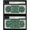 Image 2 : Matching Low Serial 1872 $20 & $50 South Carolina Obsolete Notes PMG Gem Unc. 66EPQ