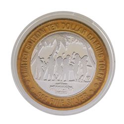 .999 Silver Tropicana Las Vegas, Nevada $10 Casino Limited Edition Gaming Token