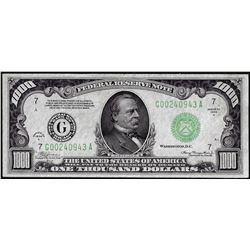 1934A $1,000 Federal Reserve Note Chicago