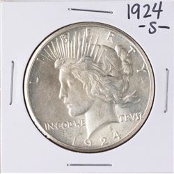 1924-S $1 Peace Silver Dollar Coin
