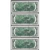 Image 2 : Lot of (4) Consecutive 1976 $2 Federal Reserve Notes Dallas First Day Stamps