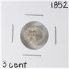 Image 1 : 1852 Three Cent Silver Coin