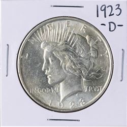 1923-D $1 Peace Silver Dollar Coin