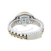 Image 9 : Rolex Ladies Quickset Two Tone Champagne Channel Diamond Datejust Wristwatch