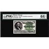Image 1 : 1893 World's Columbian Exposition Ticket Lincoln PMG Choice Uncirculated 64EPQ