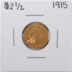 1915 $2 1/2 Indian Head Quarter Eagle Gold Coin