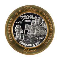 .999 Silver Hilton Reno Nevada $10 Casino Limited Edition Gaming Token