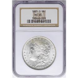 1883-O $1 Morgan Silver Dollar Coin NGC MS65