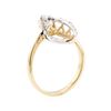 Image 4 : 14KT Yellow Gold 0.35 ctw Diamond Ladies Freeform Ring