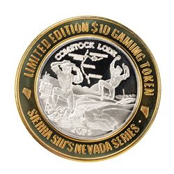 .999 Silver Sierra Sids Sparks, Nevada $10 Casino Limited Edition Gaming Token