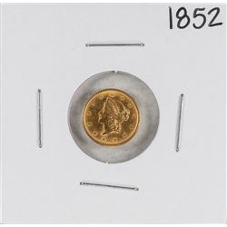 1852 $1 Liberty Head Gold Dollar Coin