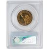 Image 2 : 2008 $1 Monroe Presidential Coin Missing Edge Lettering Error PCGS MS66 Satin Finish
