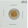 Image 1 : 1853 $1 Liberty Head Gold Dollar Coin