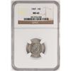 Image 1 : 1907 Barber Dime Coin NGC MS62