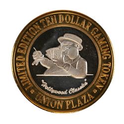 .999 Silver Plaza Hotel & Casino Nevada $10 Gaming Token Limited Edition