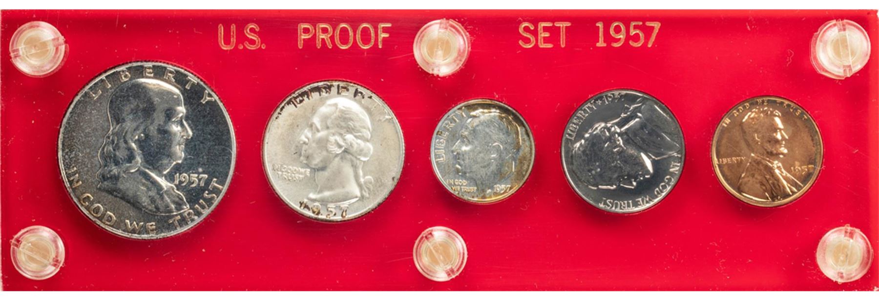 1957 (5) Coin Proof Set