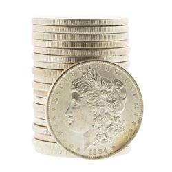 Roll of (20) Brilliant Uncirculated 1884-O $1 Morgan Silver Dollar Coins