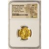 Image 1 : AD 602-610 Phocas Byzantine Empire Solidus Ancient Gold Coin NGC MS