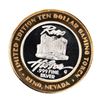Image 1 : .999 Silver Hilton Reno, Nevada $10 Casino Limited Edition Gaming Token
