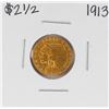 Image 1 : 1913 $2 1/2 Indian Head Quarter Eagle Gold Coin