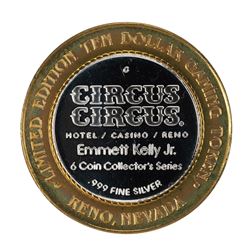 .999 Fine Silver Circus Circus Reno, Nevada $10 Limited Edition Gaming Token