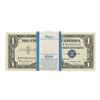 Image 1 : Pack of (100) Consecutive 1957B $1 Silver Certificate Notes