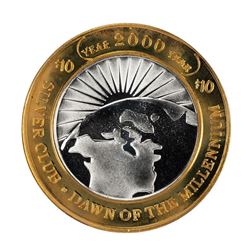 .999 Silver Silver Club Casino Sparks, NV $10 Limited Edition Casino Gaming Token