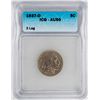 Image 1 : 1937-D 3 Legged Buffalo Nickel Coin ICG AU50