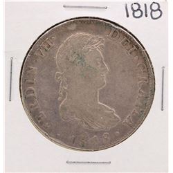 1818 Spanish 8 Reales Silver Coin