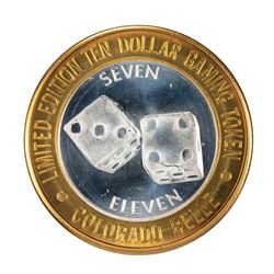 .999 Silver Colorado Belle Laughlin, Nevada $10 Casino Limited Edition Gaming Token