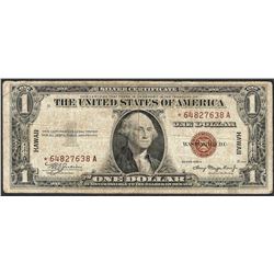 1935A $1 Hawaii WWII Emergency Issue Silver Certificate STAR Note