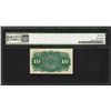Image 2 : March 3, 1862 10 Cent Fourth Issue Fractional Currency Note Fr.1257 PMG Choice Unc. 64