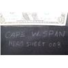 Image 2 : BATMAN THE BAT WING CAPE FULL PANEL WITH PRODUCTION NOTES