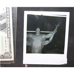 MORTAL KOMBAT PRODUCTION POLAROID OF FINAL GORO SCULPT