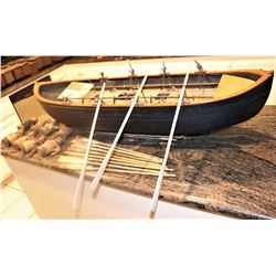 TITANIC LIFE BOAT WITH ROWING MECHANISM INTACT