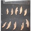 Image 1 : X-MEN ORIGINS SABRETOOTH SCREEN USED COMPLETE SET OF STUNT FOAM CLAWS