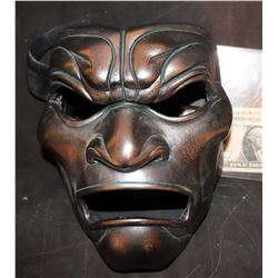 300 IMMORTAL MASK PAINT TEST PROTOTYPE IN BRONZE PATINA FINISH