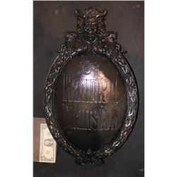 DISNEY THE HAUNTED MANSION HANGING WALL PLAQUE