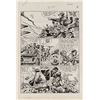 Image 2 : Jack Davis original artwork for Two Fisted Tales #23 complete 8-page story 'Death Stand!'.