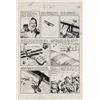 Image 3 : George Evans original artwork for Front Line Combat #13 original 7-page story 'Frank Luke!'.