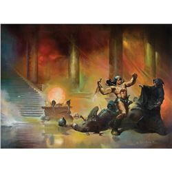Ken Kelly original painting 'Chamber of Illusions'.