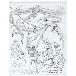John Romita prelimin art - front & back covers of Marvel Special Edition: Spectacular Spider-Man #1.