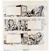 Image 1 : Jack Davis original artwork for MAD Magazine #155 3-page feature 'Howard at the Mic'.